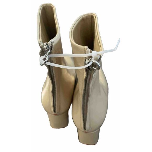 AEYDE Patent Leather Mel Ankle Boots in Neutral size   40EU US 10 - Picture 5 of 5